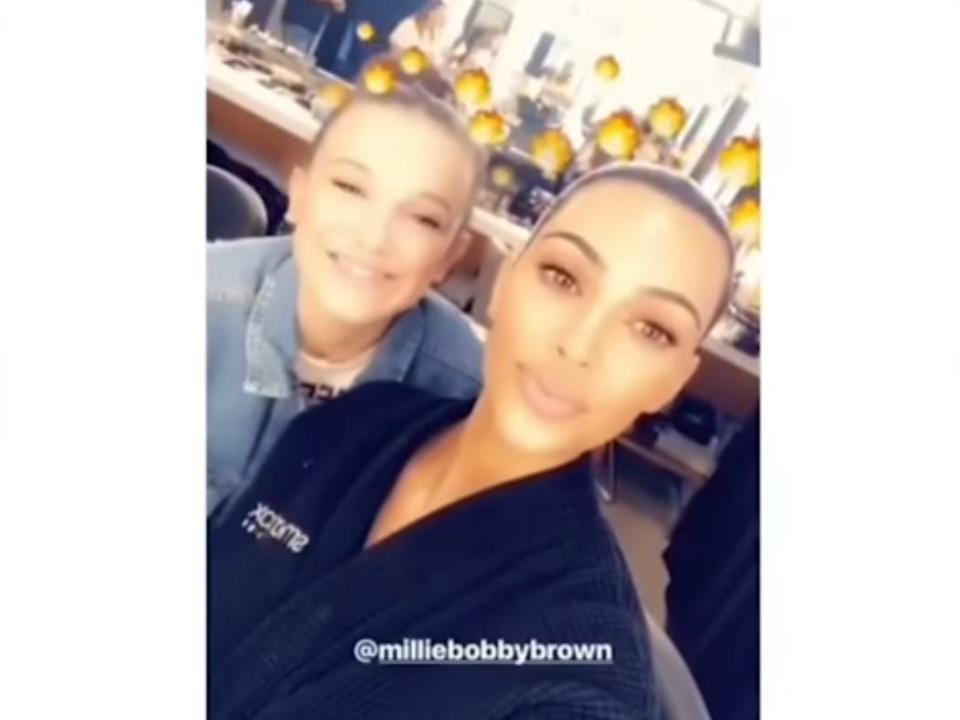 millie bobbie brown kim k