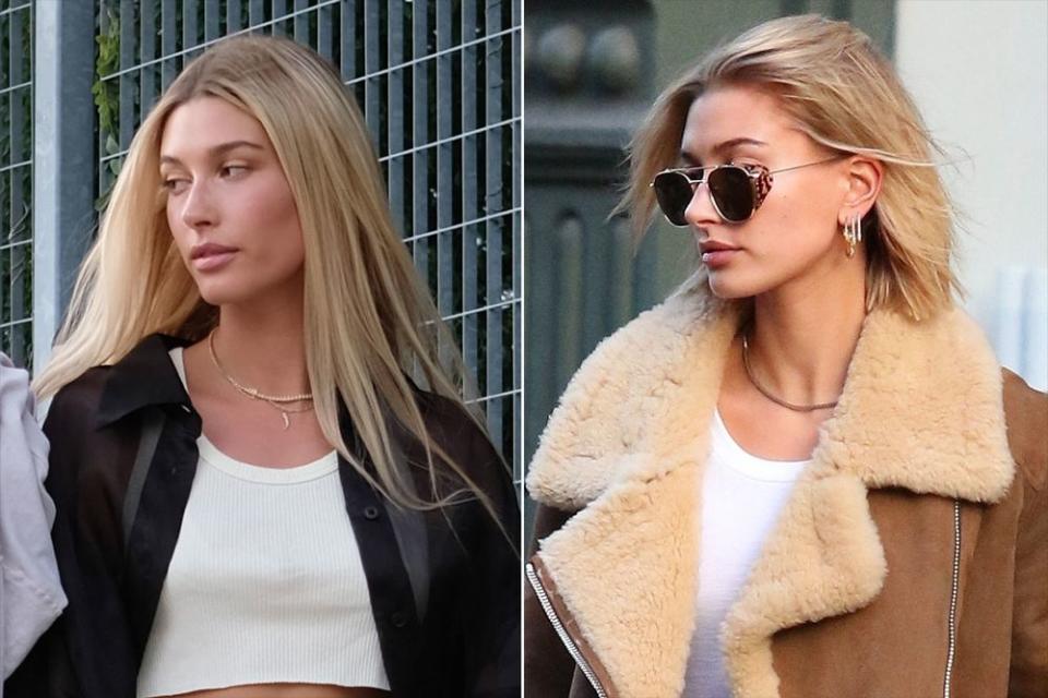 Hailey Baldwin Cut Her Hair Into a Bob