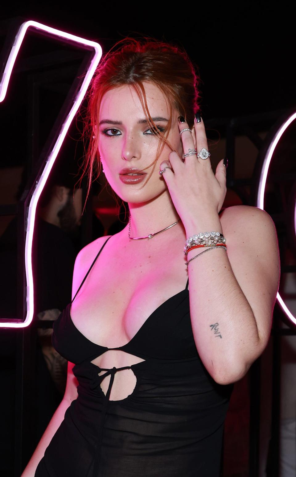 Bella Thorne’s presence on the site sparked controversy (Getty)