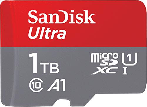 SanDisk 1TB Ultra MicroSDXC UHS-I Memory Card with Adapter - 120MB/s, C10, U1, Full HD, A1, Mic…