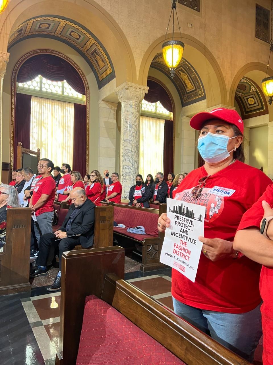 Workers and advocates gave public comments at City Council's special meeting April 24.