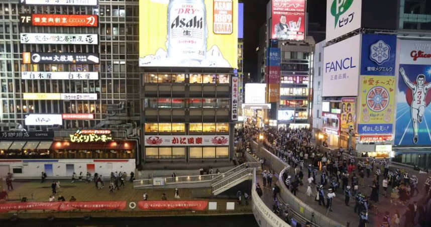 阪神虎今（4日）晚恐拿下冠軍，因此駐日代表處警告台旅客不要到人多觀光區，以免發生危險。（示意圖／達志／美聯社）