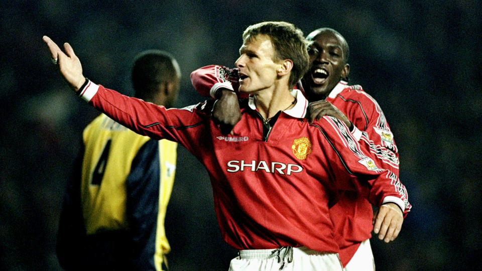 Super Ted: Former Manchester United striker Teddy Sheringham was a record breaker at West Ham United