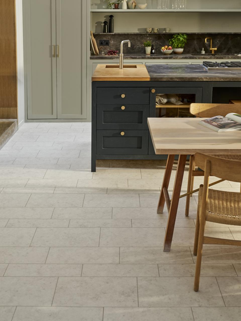 LVT kitchen flooring by Amtico