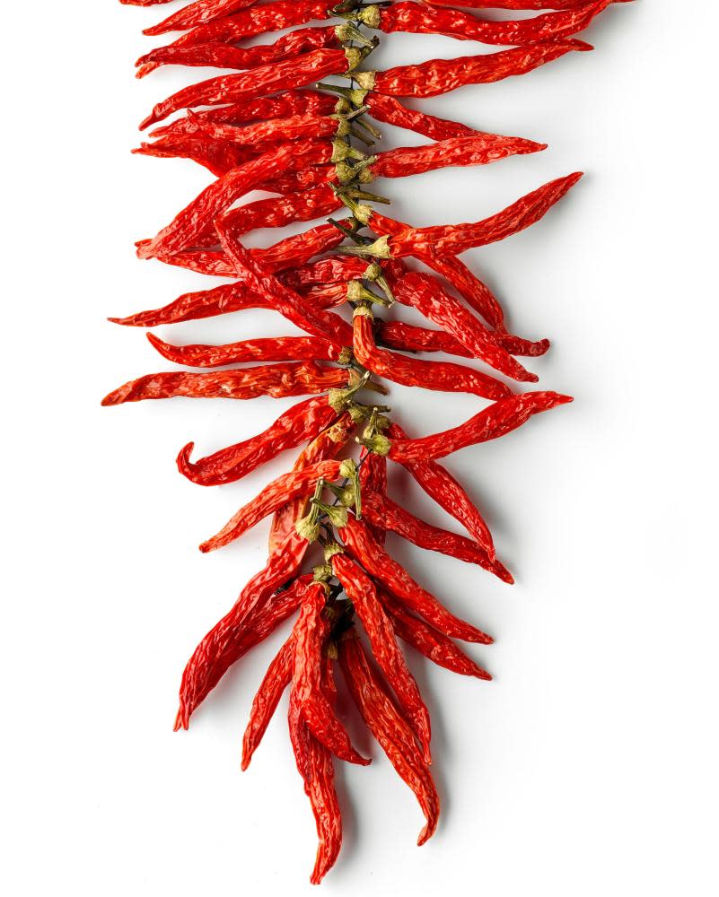 Feel the heat: dried chillies.