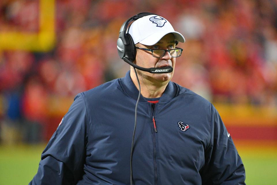 Former Texans head coach Bill O'Brien and the current offensive coordinator at Alabama was the Patriots offensive coordinator in 2011.