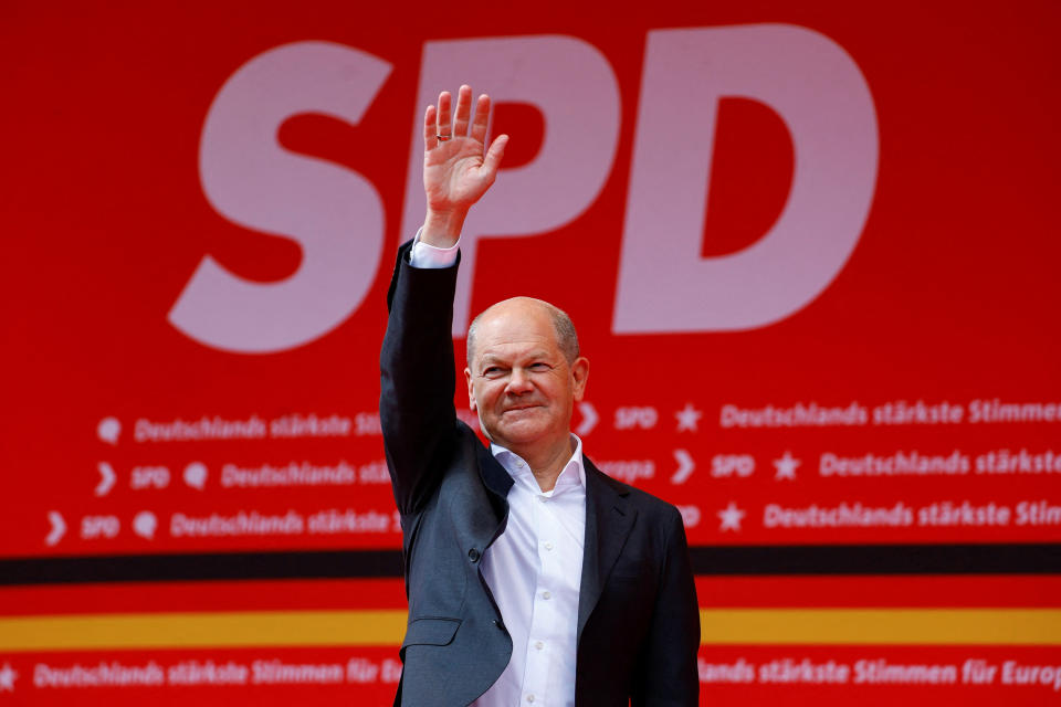 Kann es mit Olaf Scholz noch weitergehen? (Bild: Reuters)