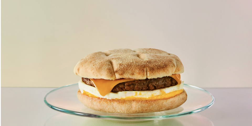 Beyond Meat, Cheddar and Egg Sandwich