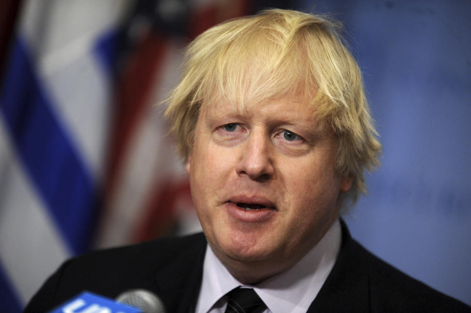 April 1, 2019 - UK Lawmakers Vote On Brexit Options - March 19, 2019 - Brexit Plans Remain in Disarray - January 21, 2019 - Brexit Stalemate Continues - File Photo by: zz/Dennis Van Tine/STAR MAX/IPx 2017 3/23/17 Boris Johnson - Former Mayor of London and current Secretary of State for Foreign and Commonwealth Affairs of The United Kingdom - speaks at United Nations Headquarters during a meeting of The UN Security Council. (NYC)