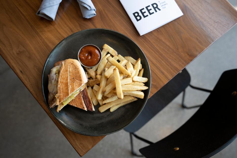 The Cuban sandwich with fries at CBC Beer Hall