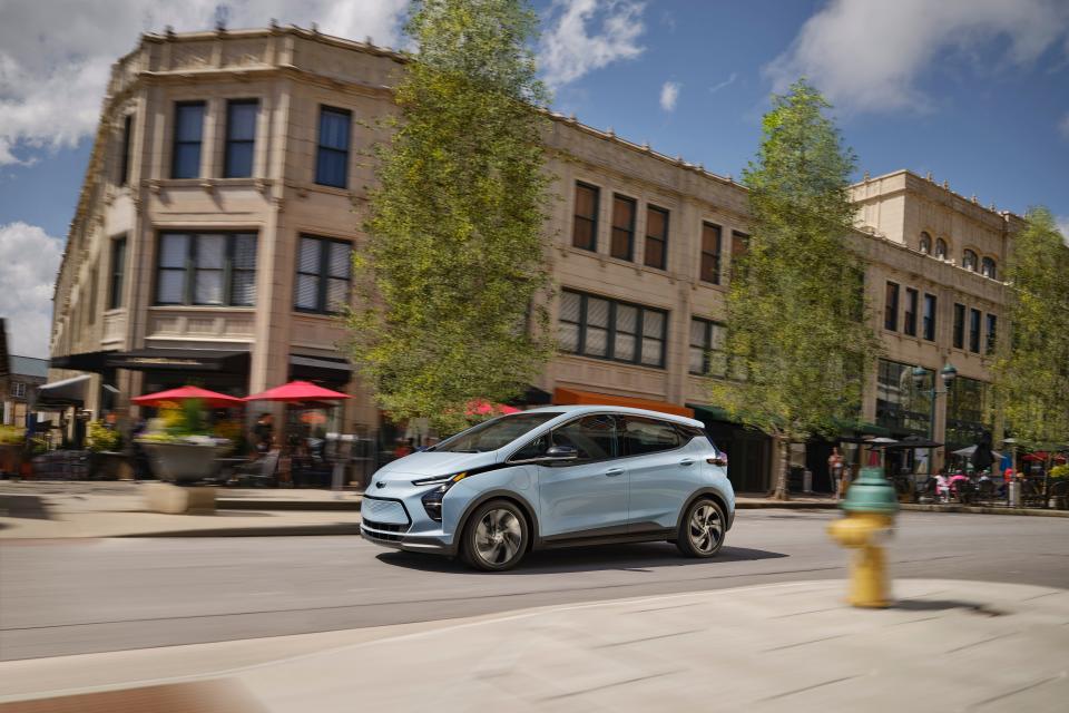 The Chevrolet Bolt EV electric hatchback.