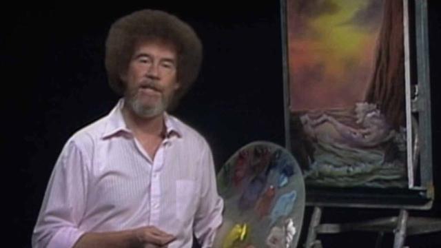 We tried our 1st Bob Ross paint class, here's what happened