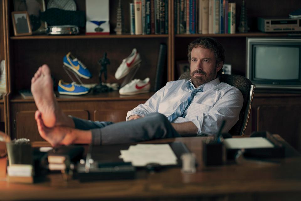 Ben Affleck directs and stars as Nike co-founder Phil Knight in "Air."