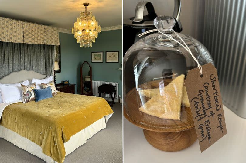 cromlix's Hyssop suite and a slice of Andy's gran's shortbread