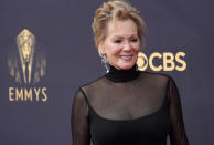 Jean Smart arrives at the 73rd Primetime Emmy Awards on Sunday, Sept. 19, 2021, at L.A. Live in Los Angeles. (AP Photo/Chris Pizzello)