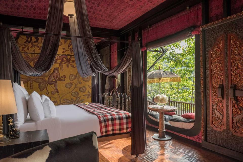 Guest room at Capella Ubud, Bali