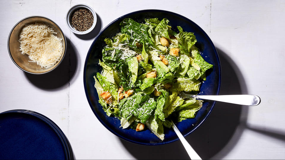 Can a salad really bring on labour? [Photo: Getty]