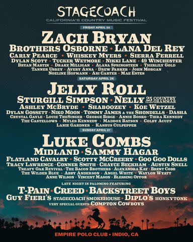 <p>Stagecoach</p> Stagecoach 2025 Lineup