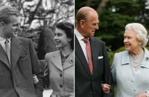 Prince Philip (left) and Queen Elizabeth
