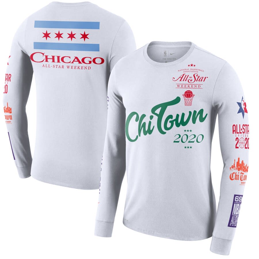 Nike 2020 NBA All-Star Game Chi Town Long Sleeve T-Shirt