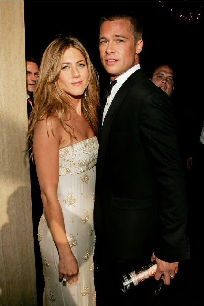 Jennifer Aniston and Brad Pitt | Chris Polk/FilmMagic