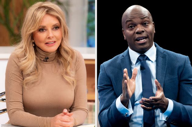 Carol Vorderman and Shaun Bailey