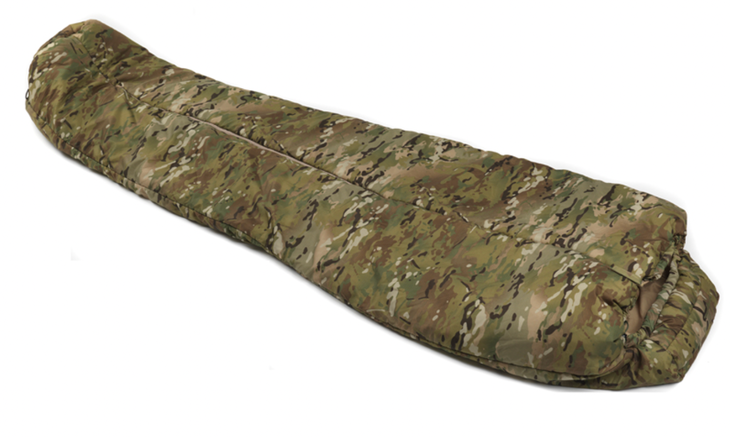 Camouflage sleeping bag