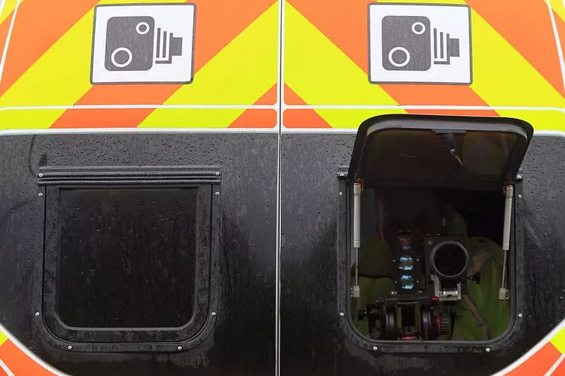 A Go Safe speed camera van