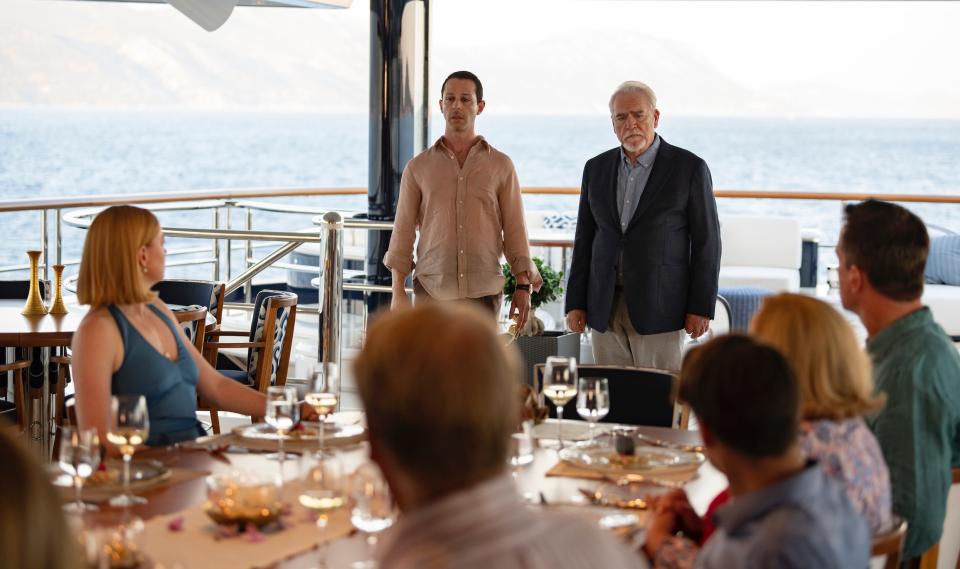 A lavish boat sets the scene for Succession season two’s cliffhanger ending.