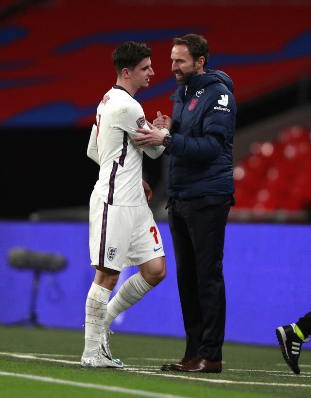Gareth Southgate is excited to work with exciting young England players like Mason Mount