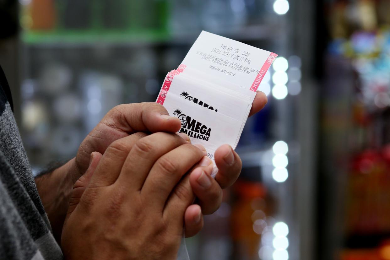 The Mega Millions jackpot is the third-highest in lottery history.