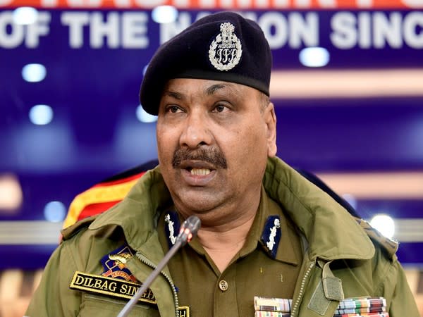 Director General of Police (DGP) Jammu and Kashmir Dilbag Singh. (File Photo)