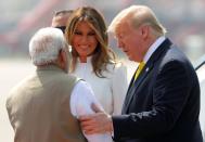 U.S. President Donald Trump visits India