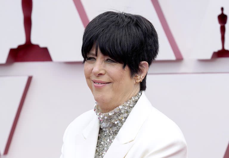 Diane Warren en Los Ángeles, en la última entrega de los Premios Oscar