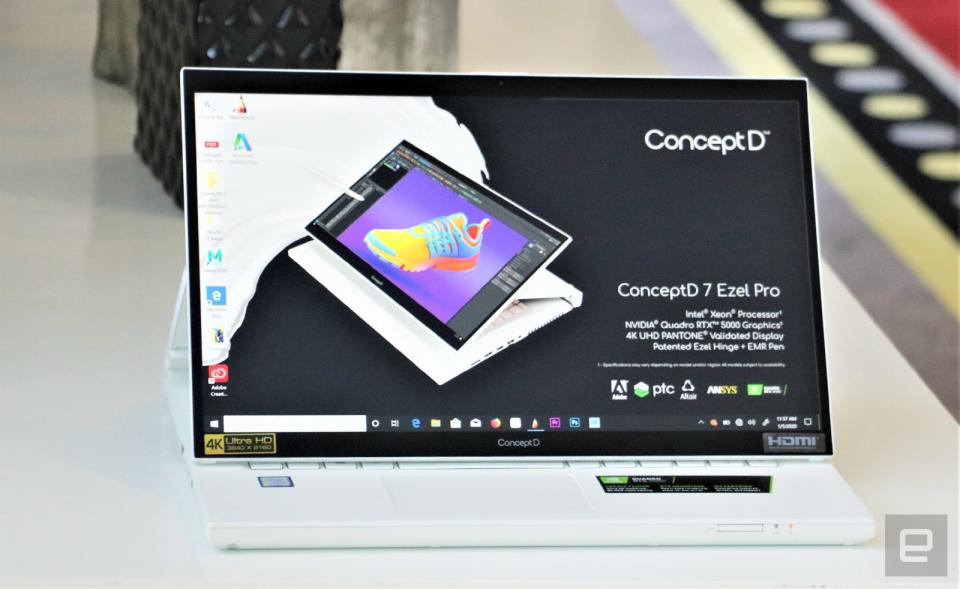 Acer ConceptD 7 Ezel Pro hands-on at CES 2020