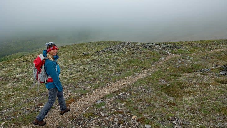 Danika VanLieshout in Denali wilderness