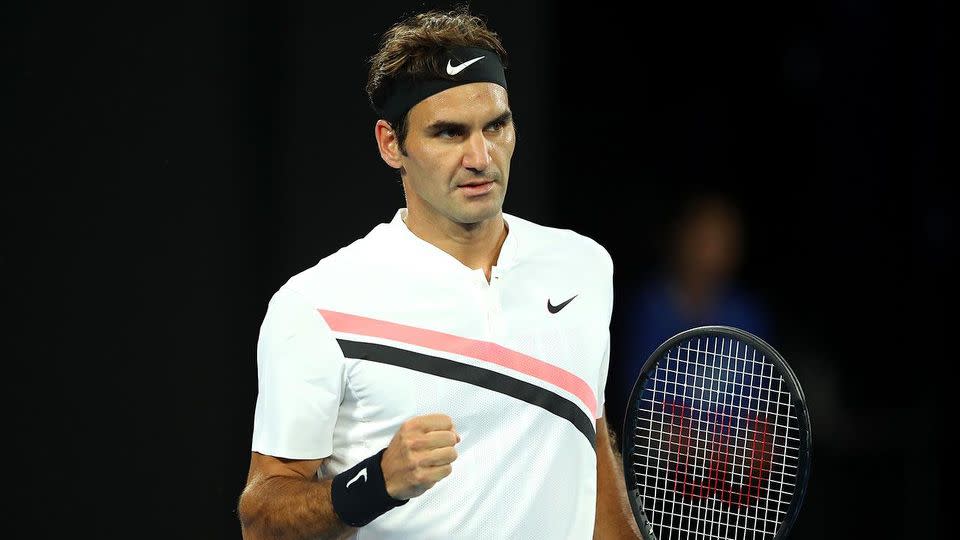 Roger Federer will play Hyeon Chung on Friday. Pic: Getty