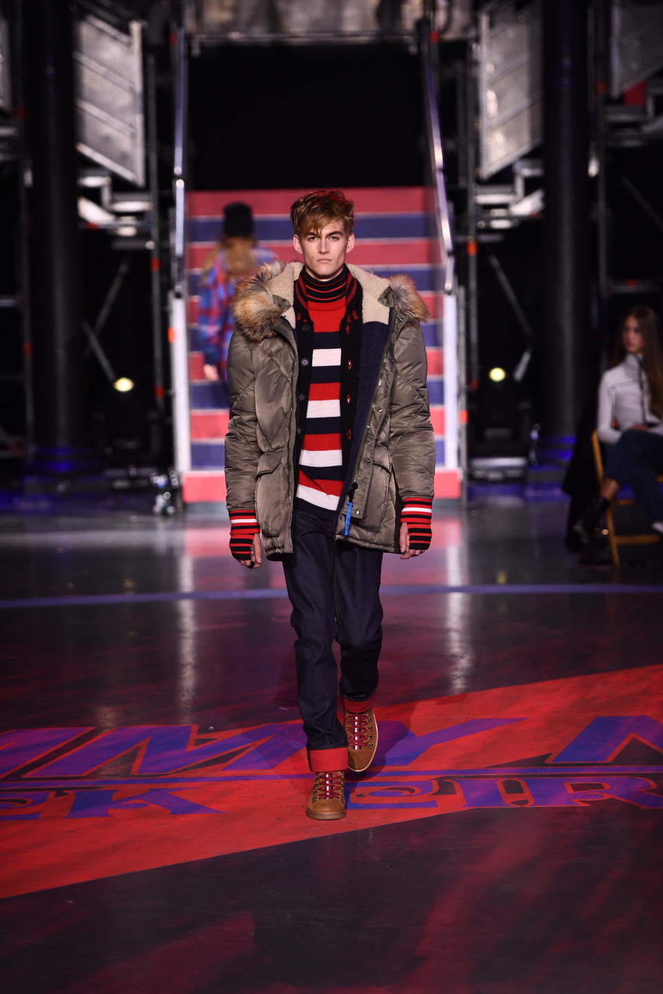 Presley Gerber at Tommy Hilfiger