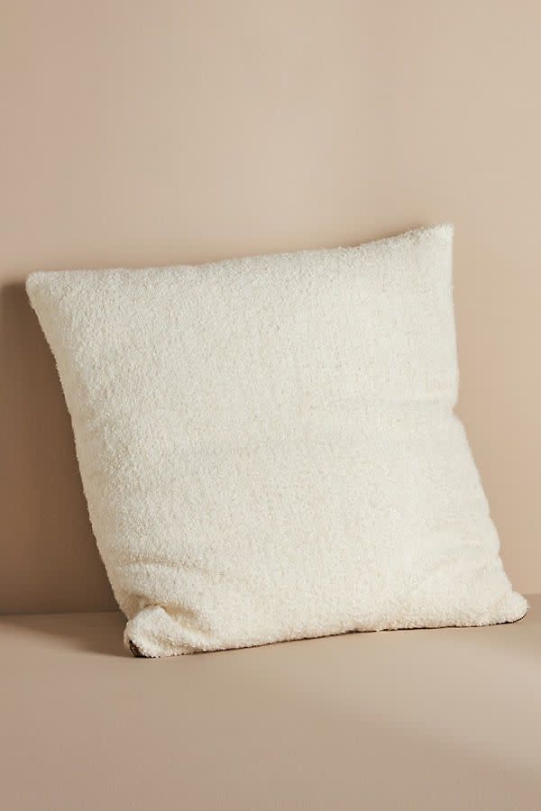 <p><a href="https://go.redirectingat.com?id=74968X1596630&url=https%3A%2F%2Fwww.anthropologie.com%2Fanthroliving%2Fshop%2Fcozy-boucle-pillow3%3Fcolor%3D011%26size%3DROUND&sref=https%3A%2F%2F" rel="nofollow noopener" target="_blank" data-ylk="slk:Shop Now;elm:context_link;itc:0;sec:content-canvas" class="link rapid-noclick-resp">Shop Now</a></p><p>Cozy Bouclé Pillow</p><p>Anthropologie</p><p>$98.00</p>