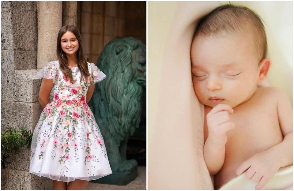 伊凡卡貼出阿拉貝拉嬰兒時期的照片，如今阿拉貝拉已經是小淑女。（翻攝Ivanka Trump IG）
