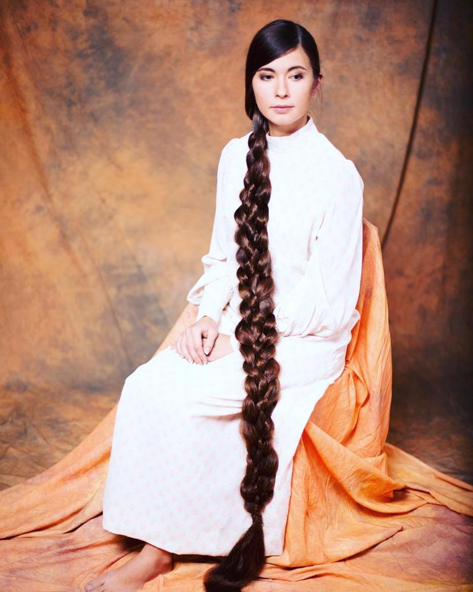 Aliia Nasyrova, a native of Latvia, has grown her hair for over 20 years and is now known as a real-life Rapunzel.