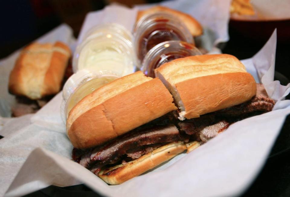 Tri-tip sandwiches at the Dog House Grill are pictured in this Fresno Bee file photo.