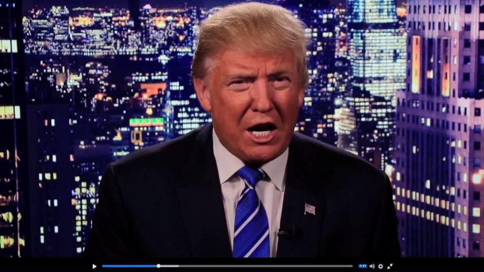 El video de Trump disculp&#xe1;ndose.