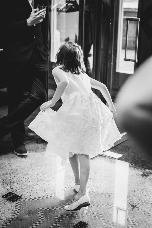 Your kid pulling people onto the dance floor isn&#x002019;t everyone&#x002019;s idea of cute. (Photo: Gallery Stock)