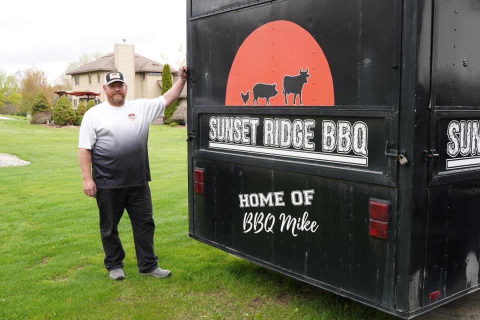 Michael Caudill bought his food truck in late 2018 and officially opened in 2020. He uses the food truck for private catering events and festivals such as Appleumpkin, the Clinton Fall Festival, the Tecumseh Ice Sculpture Festival and Artalicious.