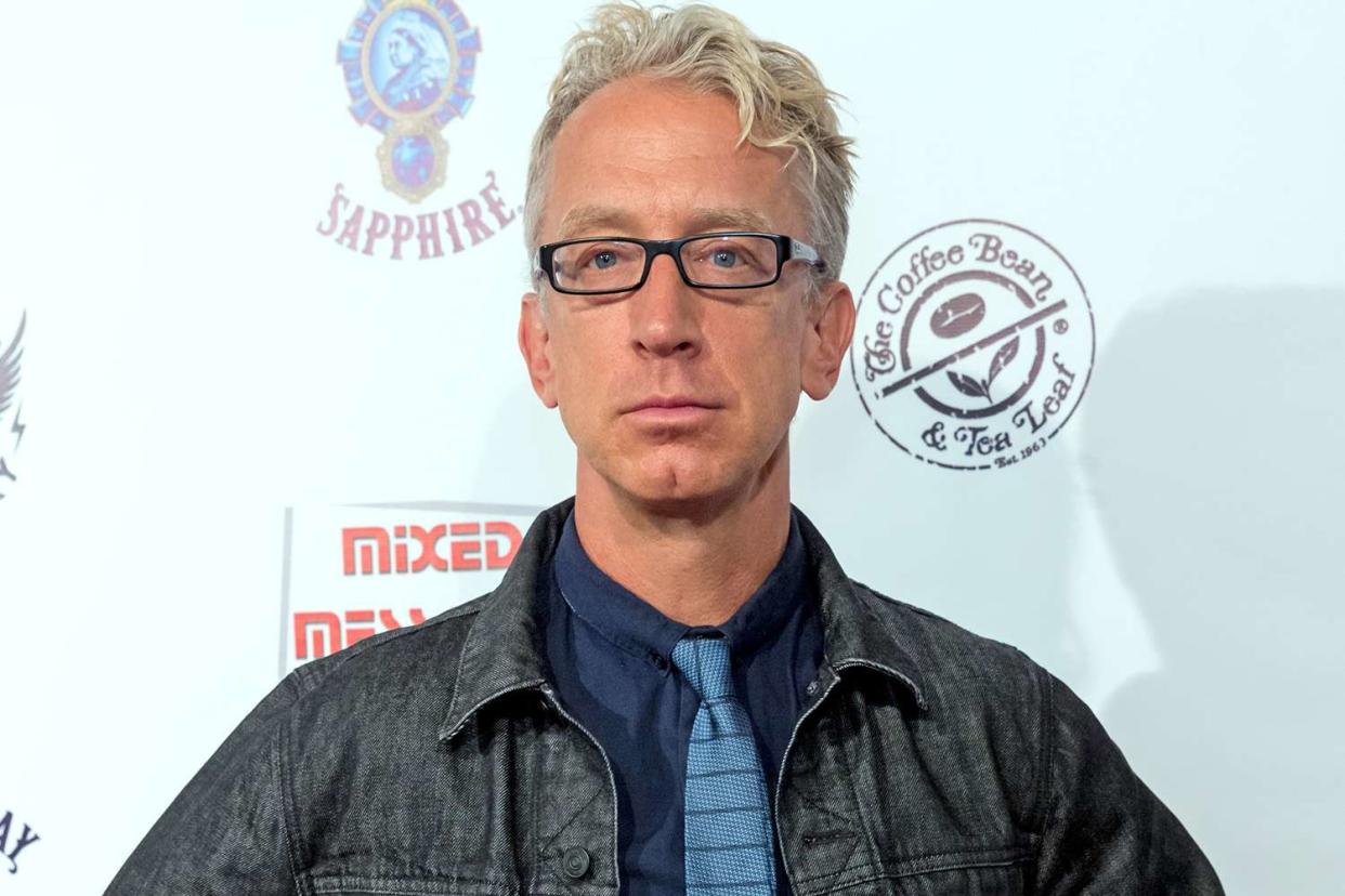 LOS ANGELES, CA - JUNE 11: Comedian Andy Dick attends the VIP Reception of Mixed Messages, A Brand New Collection of Fine Art By Billy Morrison at The Desmond on June 11, 2016 in Los Angeles, California. (Photo by Greg Doherty/Getty Images)