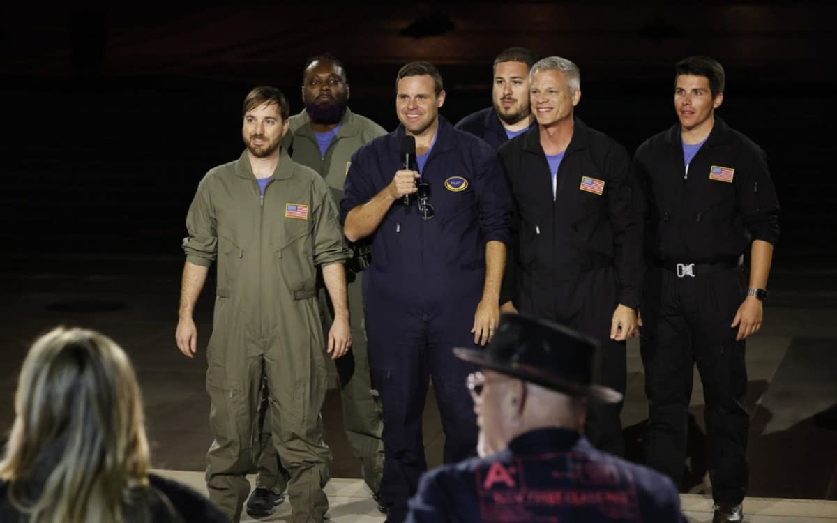 Sky Elements team—Brian, Tyler, Preston, Kyle, Phil, & Rick<p>Photo by: Trae Patton/NBC</p>