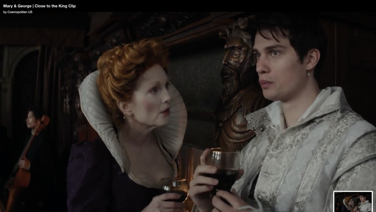 a man and woman arguing in a 1600s era period piece