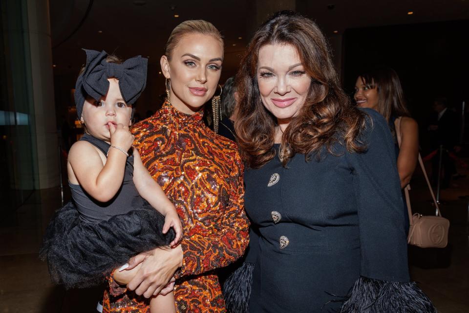 Ocean, Lala Kent, and Lisa Vanderpump attend Summer Spectacular Benefiting the Brent Shapiro Foundation on September 10, 2022, in Beverly Hills, California. 