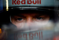 MONTREAL, CANADA - JUNE 08: Sebastian Vettel of Germany and Red Bull Racing sits in his car in the garage during practice for the Canadian Formula One Grand Prix at the Circuit Gilles Villeneuve on June 8, 2012 in Montreal, Canada. (Photo by Vladimir Rys/Getty Images)